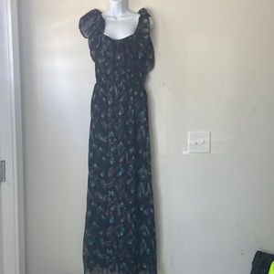 Love Fire Long Retro Print  JumpSuit